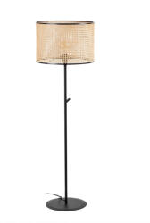 Faro Barcelona Mambo fekete-barna állólámpa (FAR-64313-49) E27 1 izzós IP20 (64313-49)