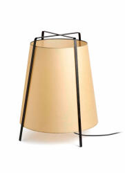 Faro Barcelona Akane fekete-bézs asztali lámpa (FAR-28371) E27 1 izzós IP20 (28371)