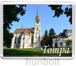  Tompa- Szent Anna-templom hűtőmágnes (műanyag keretes)