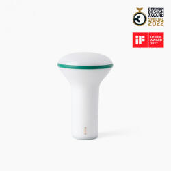 Faro Barcelona Buddy fehér-zöld hordozható LED asztali lámpa (FAR-20210) LED 1 izzós IP20 (20210)