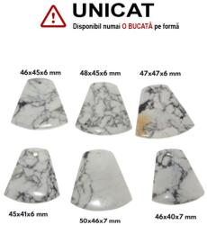  Pandantiv Hawolit Triunghi cu Gaura - 45-50 x 41-47 x 6-7 mm - ( XXL ) - 1 Buc