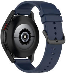 Techsuit Samsung Galaxy Watch 4/5/Active 2 / Huawei Watch GT 3 / GT 3 Pro okosóra szíj, szilikon, sötétkék, Techsuit - bluedigital - 3 490 Ft
