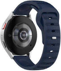 Techsuit Samsung Galaxy Watch 4/5/Active 2 / Huawei Watch GT 3 / GT 3 Pro okosóra szíj, szilikon, sötétkék, Techsuit - bluedigital - 2 990 Ft