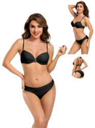 FUBA. VI Costum de baie negru, sutien cu bretele reglabile, slip clasic - magazinnana - 99,00 RON Costum de baie dama