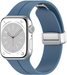 Techsuit Apple Watch 6 / 7 / 8 / 9 / SE / SE 2 okosóra szíj, szilikon, kék, 38/40/41mm, Techsuit - bluedigital