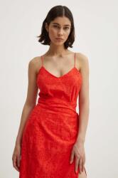Never Fully Dressed pamut top Cami Top piros, sima, NFDTO768 - piros XL