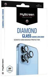 MyScreen MyScreen Diamond Glass Camera Lens kamera lencse védő fólia fekete szegéllyel iPhone 15 Pro /15 Pro Max