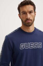 GUESS felső ARLO sötétkék, férfi, nyomott mintás, Z4GQ24 K6ZS1 - sötétkék M