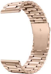 Colmi okosóra szíj, fém, rose gold, 22mm, Steel Metal Strap - bluedigital