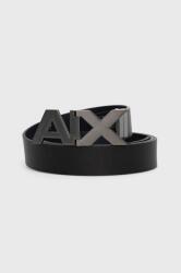 Armani Exchange bőr öv fekete, férfi - fekete 100