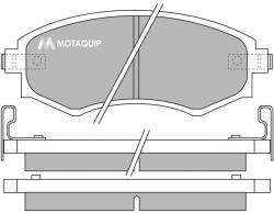 MOTAQUIP set placute frana, frana disc MOTAQUIP LVXL645