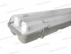 OMU Lighting PPU2150 üres IP65 por- és páramentes lámpatest T8 2x150cm LED csőhöz