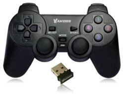Vakoss Gamepad Wireless with Dual-shock Function GP-4705 Gamepad, kontroller