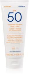 KORRES Yoghurt lotiune pentru bronzat cu efect de hidratare SPF 50 200 ml