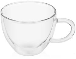 ETA Set 2 cesti pentru cappuccino ETA5180 92010, 230 ml, pereti dubli din sticla borosilicata (ETA518092010) - vexio
