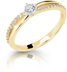 Cutie Jewellery Z6728-2837-10-X-1 lenyűgözően csillogó sárga arany gyűrű 57 mm
