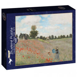 Bluebird Puzzle 1000 db-os puzzle - Art by Claude Monet - Poppy Field, 1873 (60312)
