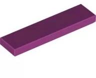 LEGO® 2431c71 - LEGO magenta csempe 1 x 4 méretű (2431c71)