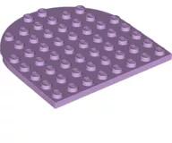 LEGO® 41948c154 - LEGO levendula lap lekerekített véggel, 8 x 8 méretű (41948c154)