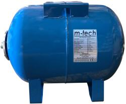 m-tech 24 L (10 bar) hidrofortartály, fekvő kivitel, kék színben, cserélhető EPDM membrán