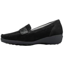 Waldläufer Pantofi dama, Waldlaufer, 348501-162-001-Hanin-Negru, casual, piele naturala, cu talpa groasa, negru (Marime: 37)