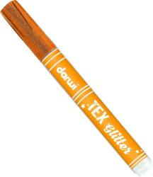 Darwi Tex Fabric Glitter Marker Маркер за текстил Orange 6 ml 1 бр (<![CDATA[DA0140013752C]]>)