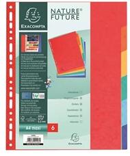 Exacompta A4 maxi 6 részes karton színes elválasztólap (P2220-0171) - officedepot