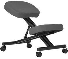 ANTARES szövet orsós görgővel fekete-szürke térdeplőszék (TÉRDEPLŐSZÉK CN ORSÓS MENETES GÖRGŐVEL S) - officedepot