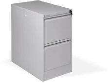 OFFICE PRO RGD 12 E 2 fiókos szürke függőmappa tároló szekrény (RDG 12 E SZÜRKE/RAL 7035) - officedepot