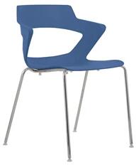 ANTARES AOKI kék műanyag tárgyalószék (AOKI KÉK) - officedepot