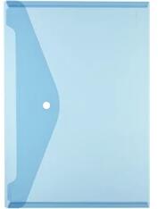 Herlitz PP A4 átlátszó kék patentos tasak (10657948) - officedepot