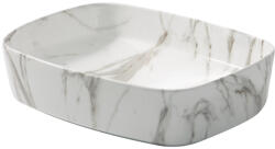 Welland Y9673P pultra építhető mosdókagyló - 49 x 37 cm - márvány mintás