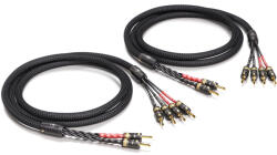ViaBlue SC-4 Bi-Wire T8 szerelt hangfal kábel (2x1.5 m) - Black Edition