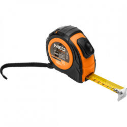 NEO TOOLS Mérőszalag 10 m/25 mm, acél, autostop+ rögzítő (67-225)