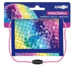 JUNIOR Portofel textil pentru copii - Seria 6 - Unicorn