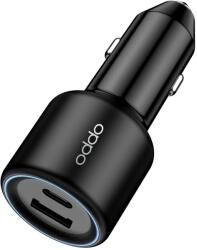 Oppo Incarcator Auto USB, GaN, 80W, Oppo (CCB7JACH), Black