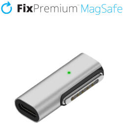 FixPremium - USB-C - MagSafe 3 Adapter, ezüst
