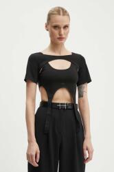 Heliot Emil t-shirt női, fekete, HE. W. 13.042. BLK01 - fekete 36
