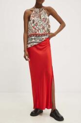 Answear Lab szoknya piros, maxi, egyenes - piros M/L - answear - 15 990 Ft
