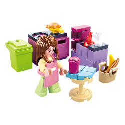Sluban építőkészlet Girls Dream M38-B0800B Konyha 47 db (M38-B0800B)