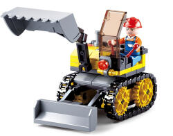 Sluban Town Builders építőkészlet M38-B0377C kis lánctalpas kotrógép 91 db (M38-B0377C)