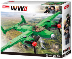 Sluban Army építőkészlet WWII M38-B0688 szovjet Tupolev TU-2 bombázó 312 db (M38-B0688)
