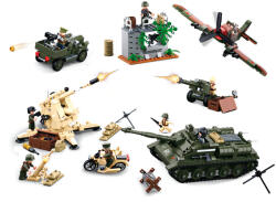 Sluban Army építőkészlet WWII M38-B0697 Kurszki csata 1001 db (M38-B0697)