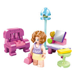 Sluban építőkészlet Girls Dream M38-B0800C Nappali 56 db (M38-B0800C)