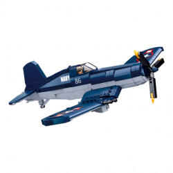Sluban Army építőkészlet WWII M38-B1109 amerikai F4U Corsair vadászrepülőgép 550 db (M38-B1109)