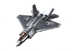 Sluban Model Bricks építőkészlet Stealth J-35S M38-B1186 fémbevonatú változata 812 db (M38-B1186)