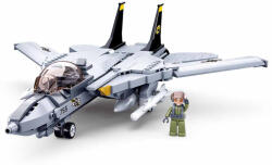 Sluban Model Bricks építőkészlet M38-B0755 F-14 Tomcat vadászrepülőgép 396 db (M38-B0755)