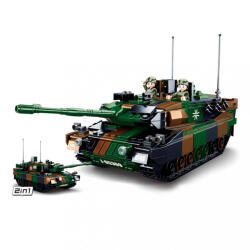 Sluban Model Bricks építőkészlet M38-B0839 Német Leopard 2A5 fő harckocsi 766 db (M38-B0839)