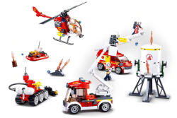Sluban építőkészlet Firefighters M38-B0811 Tűzoltó egységek készlete 490 db (M38-B0811)