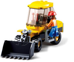 Sluban Town Builders építőkészlet M38-B0377B kiskotró/rakodógép 132 db (M38-B0377B)